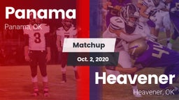 Matchup: Panama  vs. Heavener  2020