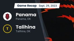 Recap: Panama  vs. Talihina  2023