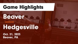 Beaver  vs Hedgesville  Game Highlights - Oct. 21, 2023