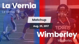 Matchup: La Vernia High vs. Wimberley  2017