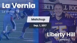 Matchup: La Vernia High vs. Liberty Hill  2017
