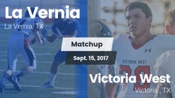 Matchup: La Vernia High vs. Victoria West  2017