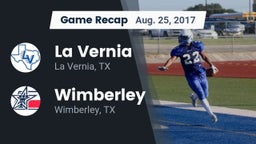 Recap: La Vernia  vs. Wimberley  2017