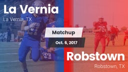 Matchup: La Vernia High vs. Robstown  2017
