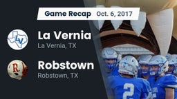 Recap: La Vernia  vs. Robstown  2017