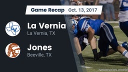 Recap: La Vernia  vs. Jones  2017
