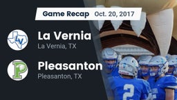 Recap: La Vernia  vs. Pleasanton  2017