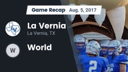 Recap: La Vernia  vs. World 2017