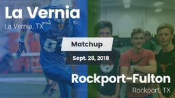 Matchup: La Vernia High vs. Rockport-Fulton  2018