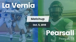 Matchup: La Vernia High vs. Pearsall  2018