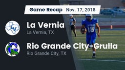 Recap: La Vernia  vs. Rio Grande City-Grulla  2018