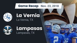 Recap: La Vernia  vs. Lampasas  2018