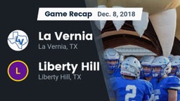 Recap: La Vernia  vs. Liberty Hill  2018