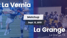 Matchup: La Vernia High vs. La Grange  2019