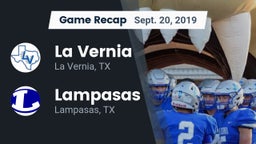 Recap: La Vernia  vs. Lampasas  2019