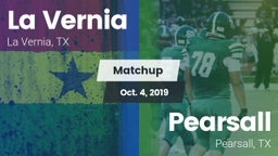 Matchup: La Vernia High vs. Pearsall  2019