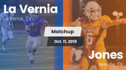 Matchup: La Vernia High vs. Jones  2019