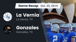 Recap: La Vernia  vs. Gonzales  2019