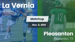 Matchup: La Vernia High vs. Pleasanton  2019