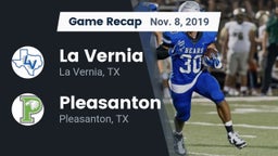 Recap: La Vernia  vs. Pleasanton  2019