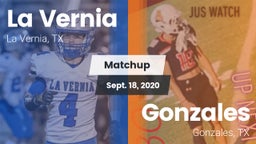 Matchup: La Vernia High vs. Gonzales  2020