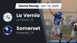 Recap: La Vernia  vs. Somerset  2020