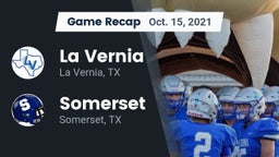 Recap: La Vernia  vs. Somerset  2021