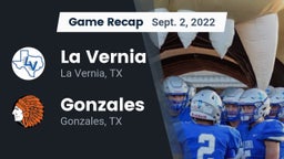 Recap: La Vernia  vs. Gonzales  2022
