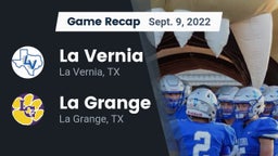 Recap: La Vernia  vs. La Grange  2022