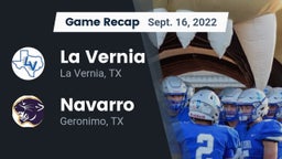 Recap: La Vernia  vs. Navarro  2022
