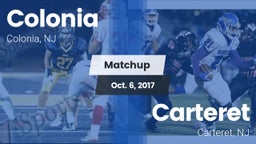 Matchup: Colonia  vs. Carteret  2017