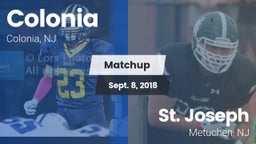 Matchup: Colonia  vs. St. Joseph  2018
