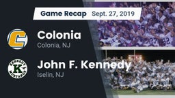 Recap: Colonia  vs. John F. Kennedy  2019