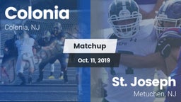 Matchup: Colonia  vs. St. Joseph  2019
