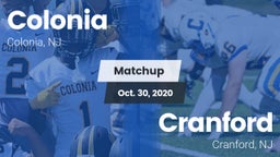 Matchup: Colonia  vs. Cranford  2020