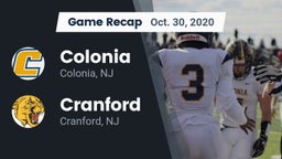 Recap: Colonia  vs. Cranford  2020