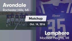 Matchup: Avondale HS vs. Lamphere  2016