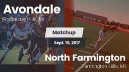 Matchup: Avondale HS vs. North Farmington  2017