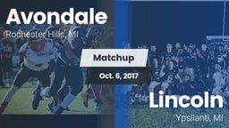 Matchup: Avondale HS vs. Lincoln  2017