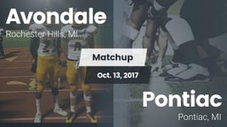 Matchup: Avondale HS vs. Pontiac  2017