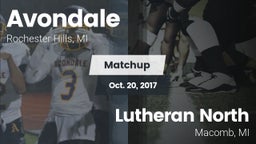 Matchup: Avondale HS vs. Lutheran North  2017