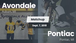 Matchup: Avondale HS vs. Pontiac  2018