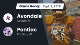 Recap: Avondale  vs. Pontiac  2018