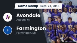 Recap: Avondale  vs. Farmington  2018