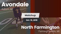 Matchup: Avondale HS vs. North Farmington  2018