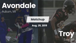 Matchup: Avondale HS vs. Troy  2019