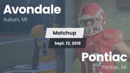Matchup: Avondale HS vs. Pontiac  2019