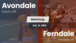 Matchup: Avondale HS vs. Ferndale  2019
