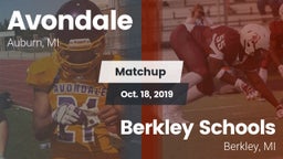Matchup: Avondale HS vs. Berkley Schools 2019