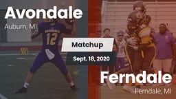 Matchup: Avondale HS vs. Ferndale  2020